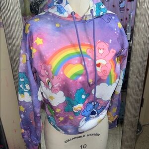 Care Bears White and Blue Hoodie